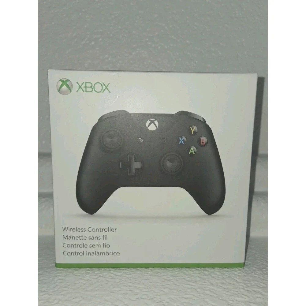 Microsoft Xbox One Windows Black Controller Model 1708 Bluetooth New Sealed Box